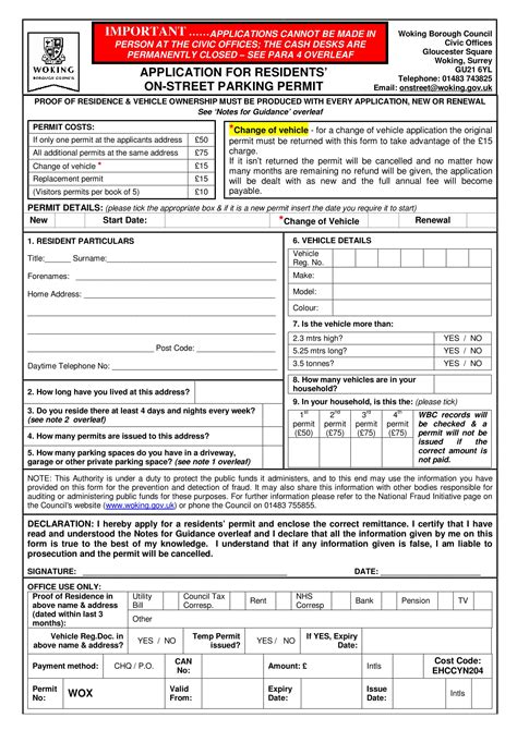 File for a Permit .